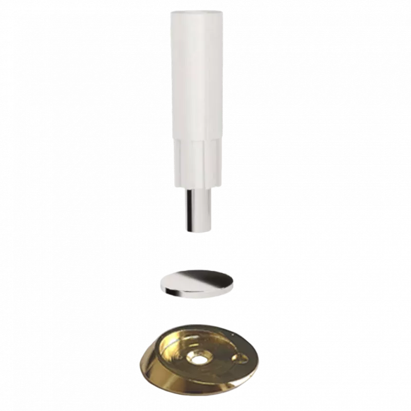 VERUM стопор скрытый магнитный Modello2 латунь полированная (5мм осн.)