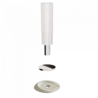 VERUM стопор скрытый магнитный Modello2 белый матовый (5мм осн.)