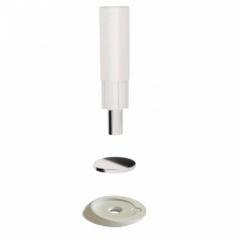 VERUM стопор скрытый магнитный Modello2 белый матовый (5мм осн.)