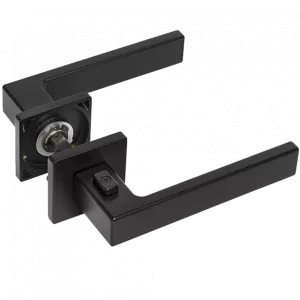 Ручка Tupai 4275 5S Q5-153 ( с блокировкой ) правая черный  R WC ( полотно 38-45 мм)