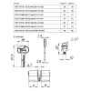 Цилиндровый механизм Mottura (Моттура) с вертушкой DPC1F4646 S3 (92 мм/41+10+41) САТИН.НИКЕЛЬ. 5+1 кл.