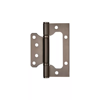 Петля Ajax (Аякс) универсальная без врезки IN4000W GR (100/P-2B 100x2,3) графит