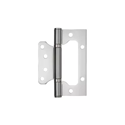 Петля Ajax (Аякс) универсальная без врезки IN4000W SSC (100/P-2B 100x2,3) сатин.хром