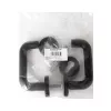 Комплект Fuaro (Фуаро) дверных ручек с накладками под цилиндр FR.DH57.0219 NE (DH-0219 NE) 9x140 мм, BL-24 черный