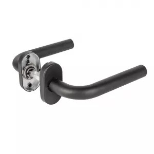 Ручка раздельная R.DSS201-0201P/19 INOX 201 BLACK (овальное основание)