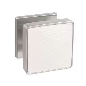 Ручка раздельная K.EST.Q52.GIPNOZ SSC/WH-16 сатинированный хром/белый