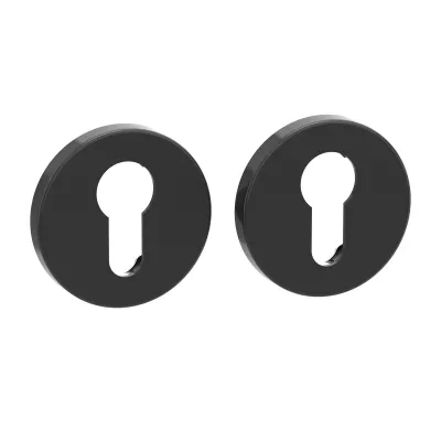 Накладка Punto (Пунто) под цилиндр ET.R.EST.R52 BL-24 черный