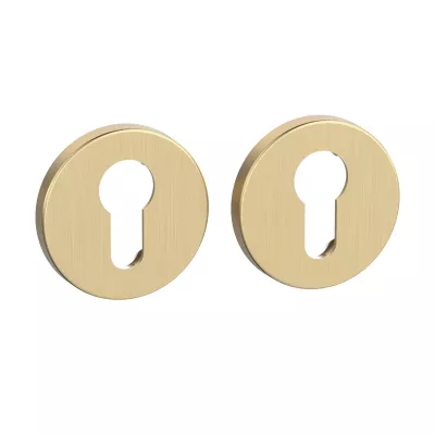 Накладка Punto (Пунто) под цилиндр ET.R.EST.R52 SSG-39 сатинированное золото