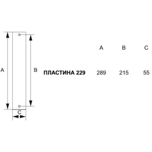 Дверная ручка 225/229 Wc Cagliari Матовая бронза