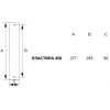 Ручки на планке MELODIA 290/458 Wc Rania Полированный хром