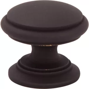 Мебельная ручка 805 Графит ROUND CAP D32 mm