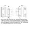 Петли FORME INVISIO Скрытая петля F40.02 ПОЛИРОВАННАЯ ЛАТУНЬ