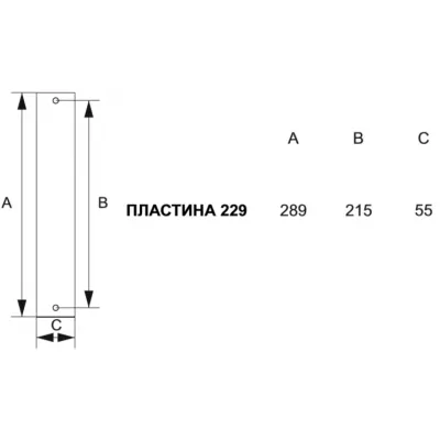 Ручки на планке MELODIA 229 Pass Libra Полироанная латунь